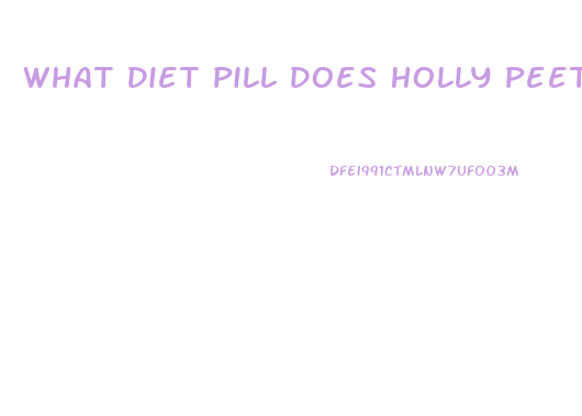 What Diet Pill Does Holly Peete And Rodney Peete Use