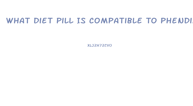 What Diet Pill Is Compatible To Phendimetrazine 105 Mg