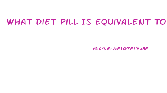 What Diet Pill Is Equivalent To Trimspa