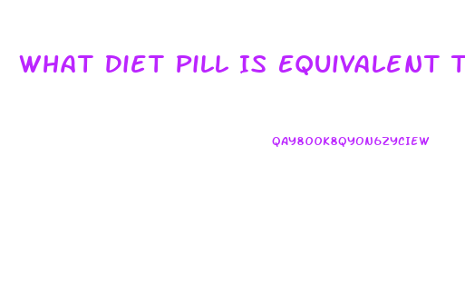 What Diet Pill Is Equivalent To Trimspa