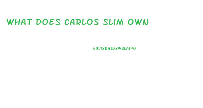 What Does Carlos Slim Own