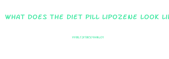 What Does The Diet Pill Lipozene Look Like