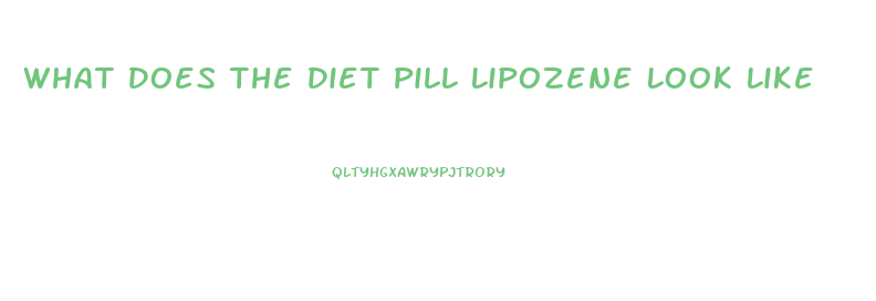What Does The Diet Pill Lipozene Look Like