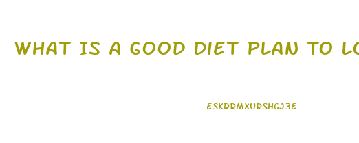 What Is A Good Diet Plan To Lose Weight