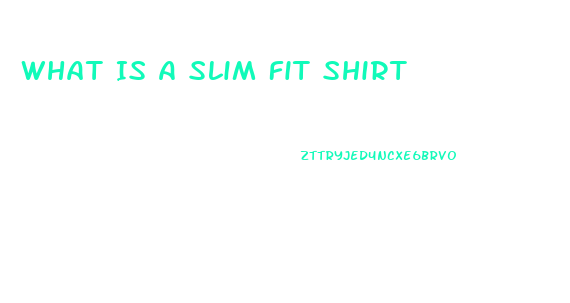 What Is A Slim Fit Shirt