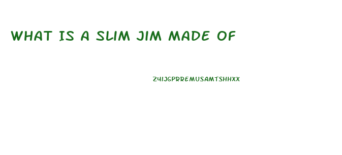 What Is A Slim Jim Made Of