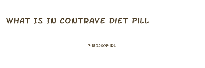 What Is In Contrave Diet Pill