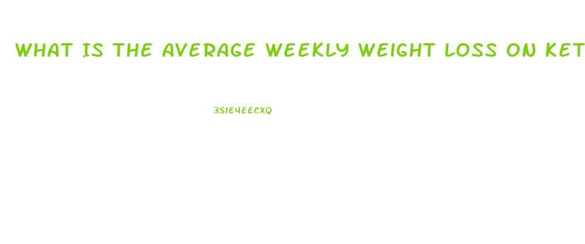 What Is The Average Weekly Weight Loss On Keto Diet