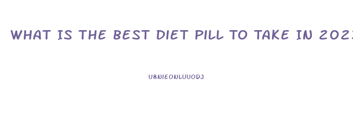 What Is The Best Diet Pill To Take In 2023