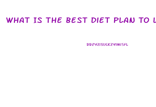 What Is The Best Diet Plan To Lose Weight