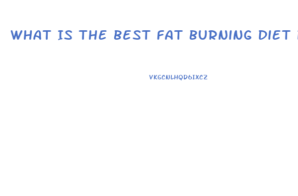 What Is The Best Fat Burning Diet Pill