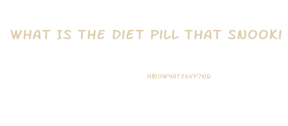 What Is The Diet Pill That Snooki Uses