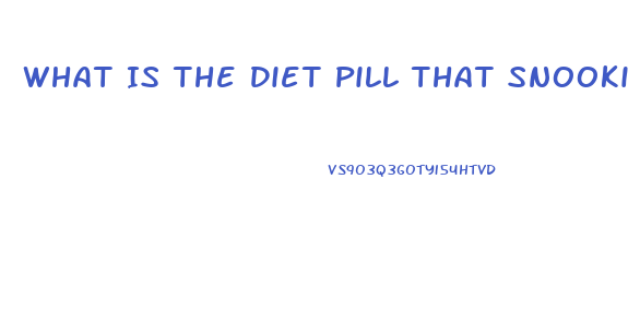 What Is The Diet Pill That Snooki Uses