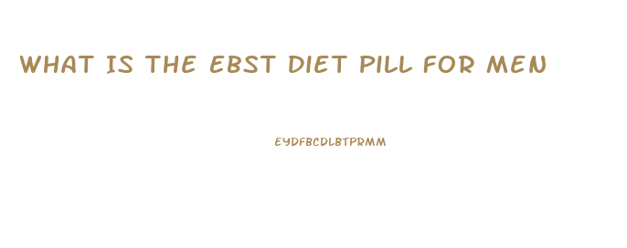 What Is The Ebst Diet Pill For Men