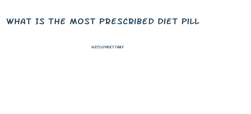 What Is The Most Prescribed Diet Pill