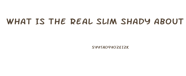 What Is The Real Slim Shady About