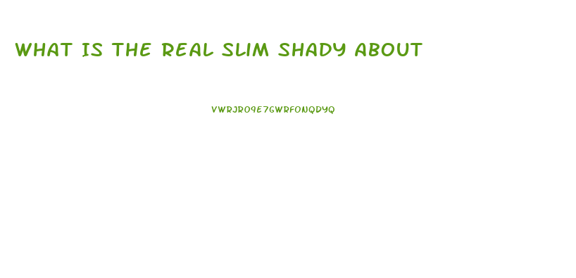 What Is The Real Slim Shady About