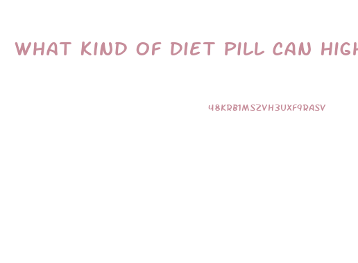 What Kind Of Diet Pill Can High Blood Person Take