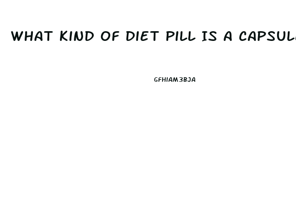 What Kind Of Diet Pill Is A Capsule Red And White