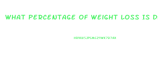 What Percentage Of Weight Loss Is Diet Vs Exercise
