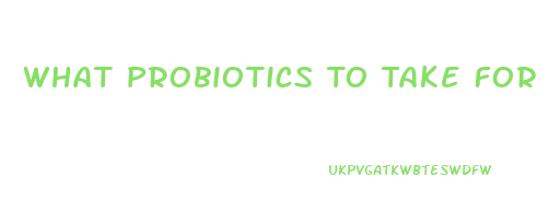 What Probiotics To Take For Weight Loss