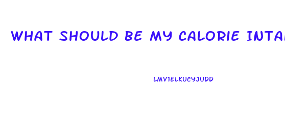 What Should Be My Calorie Intake To Lose Weight