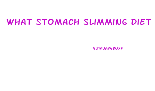 What Stomach Slimming Diet Pill Should I Get