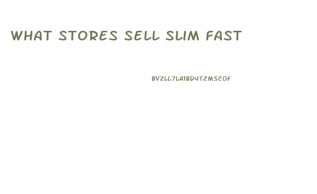 What Stores Sell Slim Fast