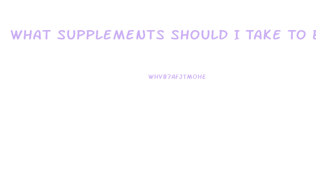 What Supplements Should I Take To Build Muscle And Lose Weight