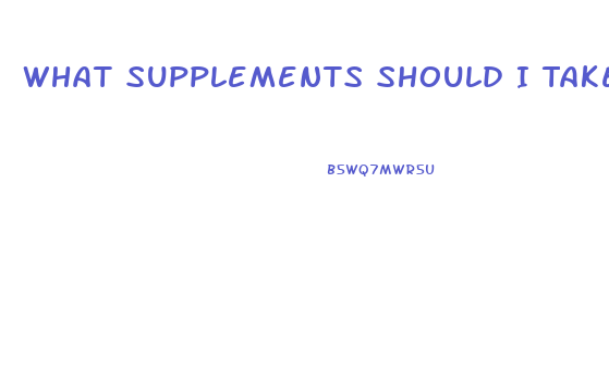 What Supplements Should I Take To Lose Weight And Build Lean Muscle