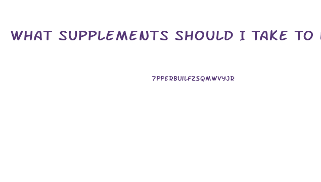 What Supplements Should I Take To Lose Weight And Gain Muscle