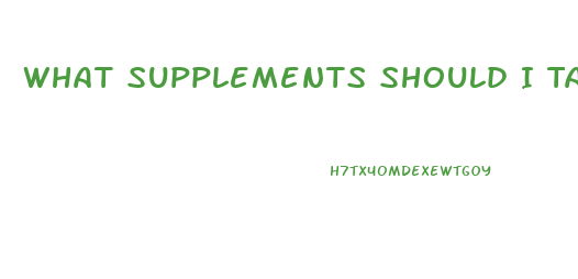 What Supplements Should I Take To Lose Weight And Gain Muscle