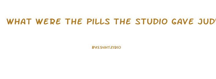 What Were The Pills The Studio Gave Judy Garland To Lose Weight