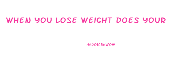 When You Lose Weight Does Your Penis Get Bigger