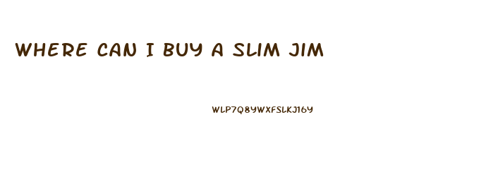 Where Can I Buy A Slim Jim
