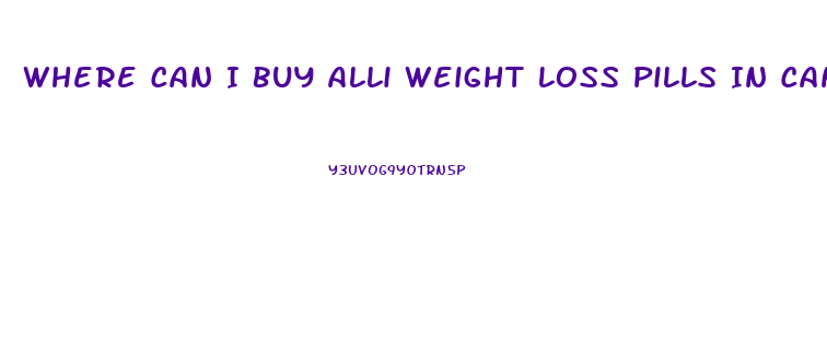 Where Can I Buy Alli Weight Loss Pills In Canada