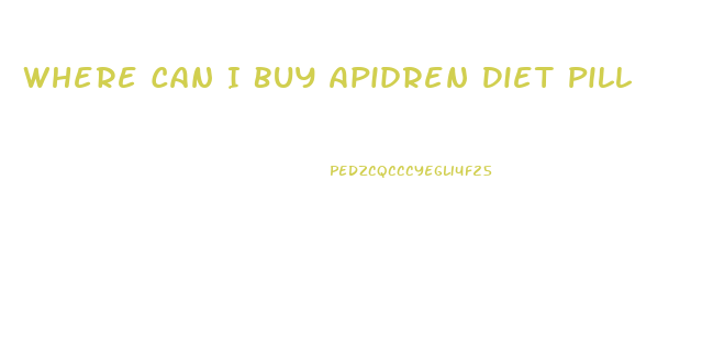Where Can I Buy Apidren Diet Pill