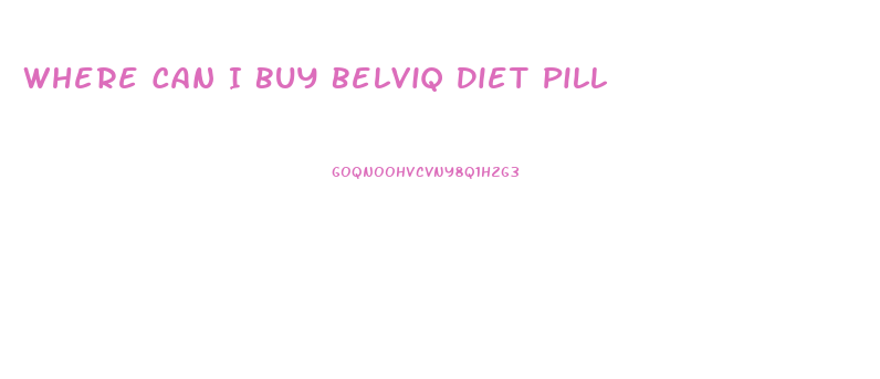 Where Can I Buy Belviq Diet Pill