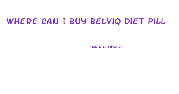 Where Can I Buy Belviq Diet Pill