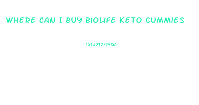 Where Can I Buy Biolife Keto Gummies