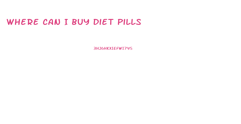 Where Can I Buy Diet Pills