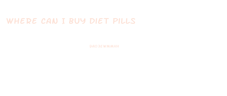 Where Can I Buy Diet Pills