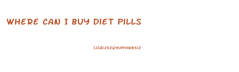 Where Can I Buy Diet Pills