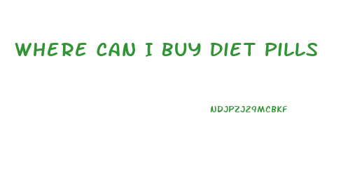 Where Can I Buy Diet Pills