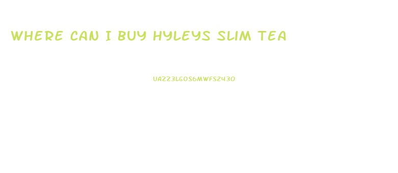 Where Can I Buy Hyleys Slim Tea