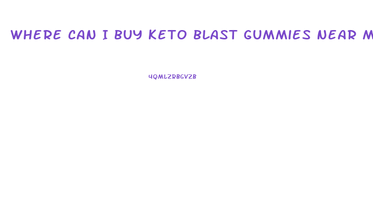 Where Can I Buy Keto Blast Gummies Near Me