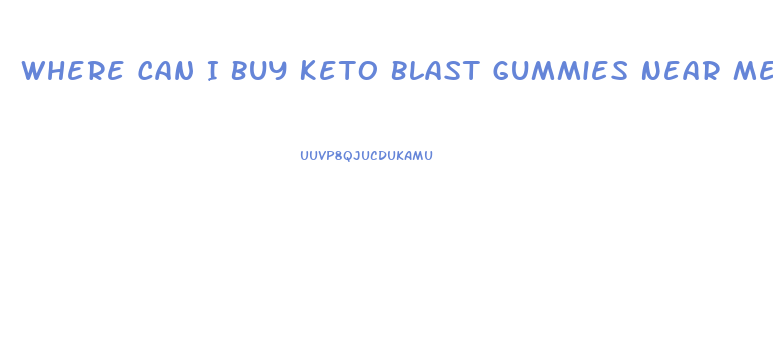 Where Can I Buy Keto Blast Gummies Near Me