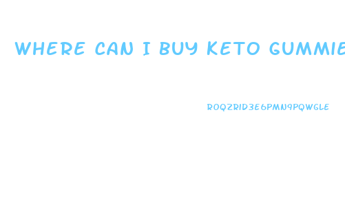 Where Can I Buy Keto Gummies In Australia