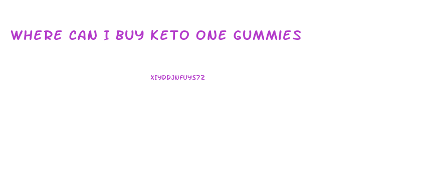 Where Can I Buy Keto One Gummies